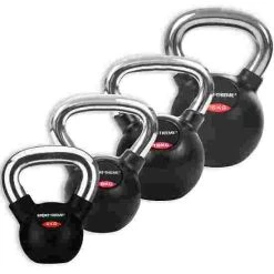 Sport-Thieme Rubberised, Smooth Chrome-Handled Set Kettlebell -Sport-Thieme Shop 132 0800
