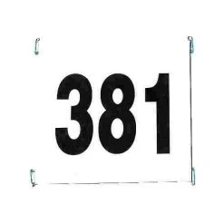 4.75 Set Of Start Numbers On Tear-Proof Paper