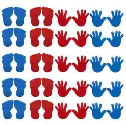 Sport-Thieme "Hands & Feet" Floor Marker Set